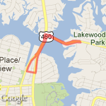 Granby Double Bridge Run route map