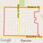 morning jog route map