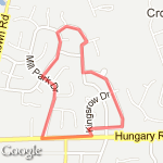 The hill on mill route map