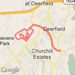 7 miles down to Blanco & back route map