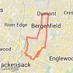 FIRST 18 MILE RUN!!!!! route map