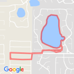 Wekiva Lake/Sand Lake route map