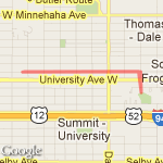 Central Village Park route map