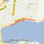 5.15km with hills route map