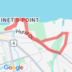 says 5.15km its longer for Tues night route map