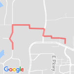 3 mile route route map