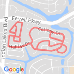 5 mile/8k  route map