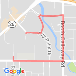 Fall Fest 5K route map