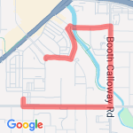 Fall Fest 5K route map