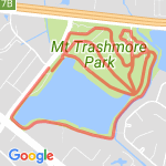 3.3 miles Mount trashmore route map