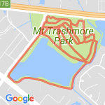 4.35 Mount Trashmore hill course route map