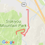 To Toothpick Trailhead route map