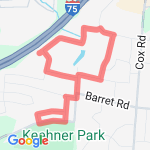 Kings wood loop route map