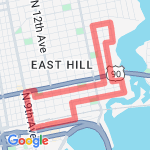4miles route map