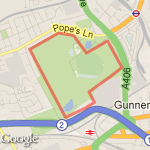 Gunnersbury Park route map