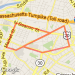Cambridge In Circles route map