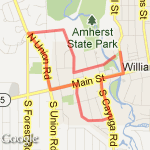 Kawelle Ugly Sweater 5k Run/Walk route map