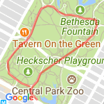 Central Park route map