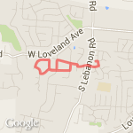 Aound the lake route map