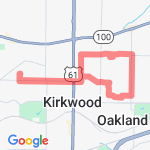 Essex / Glendale route map