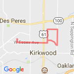 Essex / Longview route map