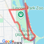 5k Course Map route map