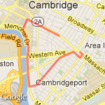 2.25 to Gym route map