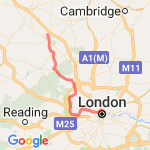 grand union canal route map