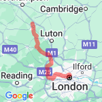 grand union canal route map