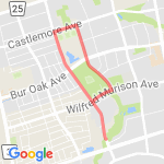 Around the park  route map