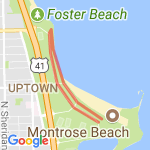 Rose Run 5K route map