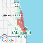 The Lincoln Park Zoo 5K route map
