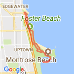 Rose Run 5K route map