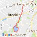 7 mile emerald necklace route map