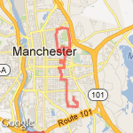 derryfield x country days route map