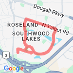 my usual route x2. route map