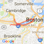 7.85 miles river route map