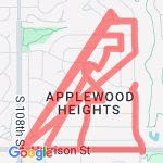 home thru school route map