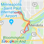 Mid Length Ft Snelling - 8 Mile route map