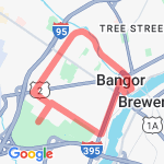 Kicks & Sips  route map