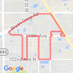 5mi walk route map