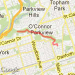 5.78 K Taylor Creek run route map