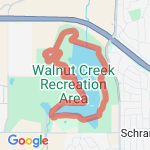 Walnut Creek route map