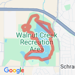 Walnut Creek route map