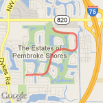 Grand Palms route map