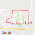 Sports Committee Run  route map