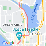 Science Center to Fremont route map