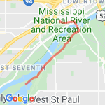 River Center to Pikeral route map