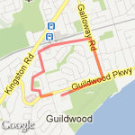 Laurier Cross Cross Country Route #1 route map