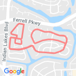 3.36 miles route map